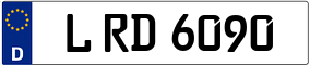Truck License Plate